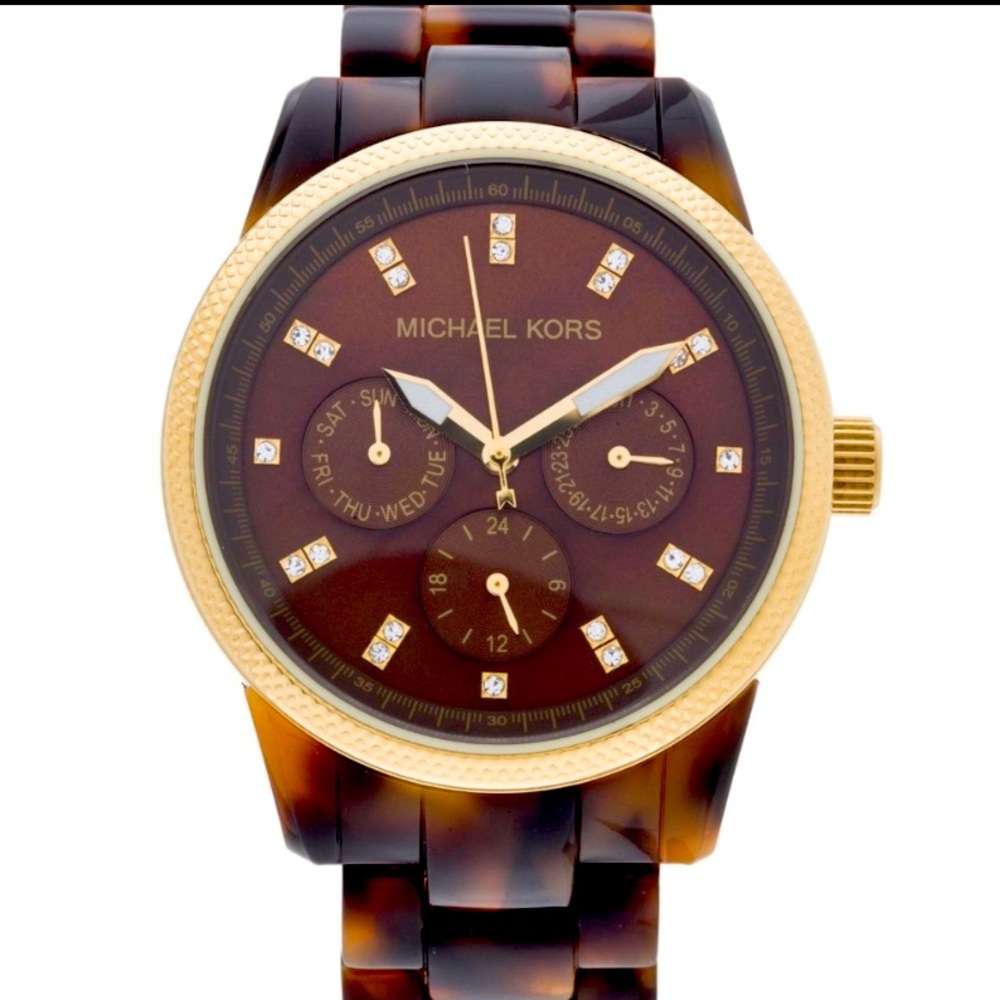 Michael Kors Jet Set Tortoise Shell Women’s Watch